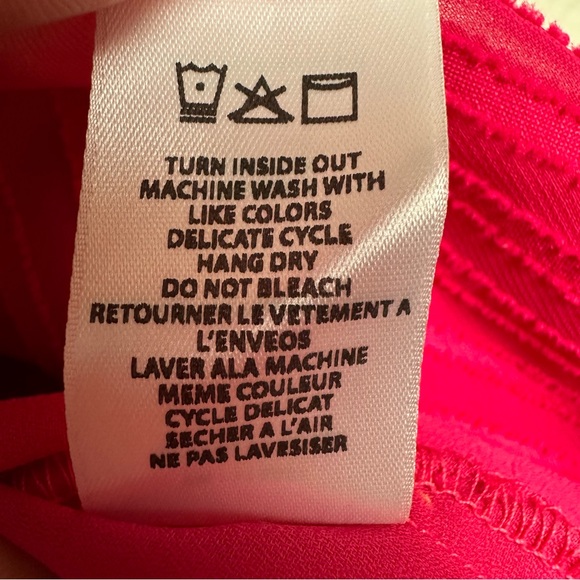 Anthropologie AMADI Hot Pink Ameline Layered Cami Tank Top Size L - Picture 6 of 8